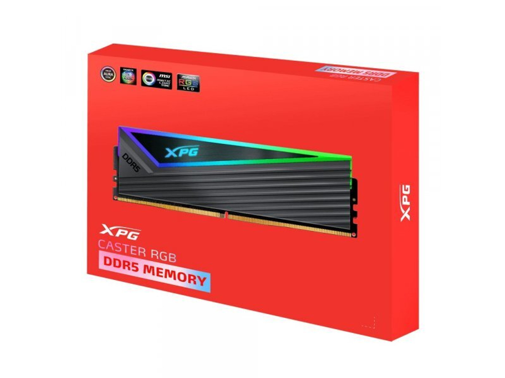 Оперативная память ADATA Caster AX5U6400C3216G-DCCARGY, DDR5 2х 32ГБ 6400 МГц, DIMM, RTL