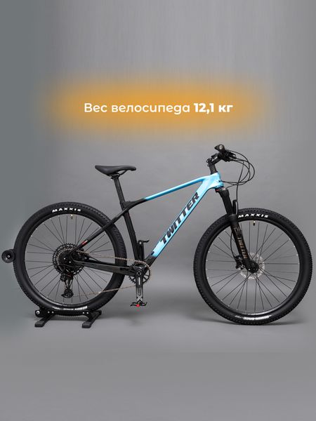Карбоновый горный MTB HardTail велосипед TWITTER PREDATOR PRO 27.5 SX-12S