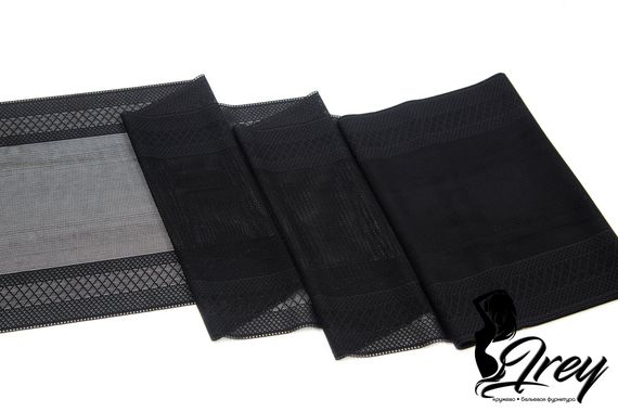 03-217 ОПТ Кружево-сетка 18,5 см, черный 170