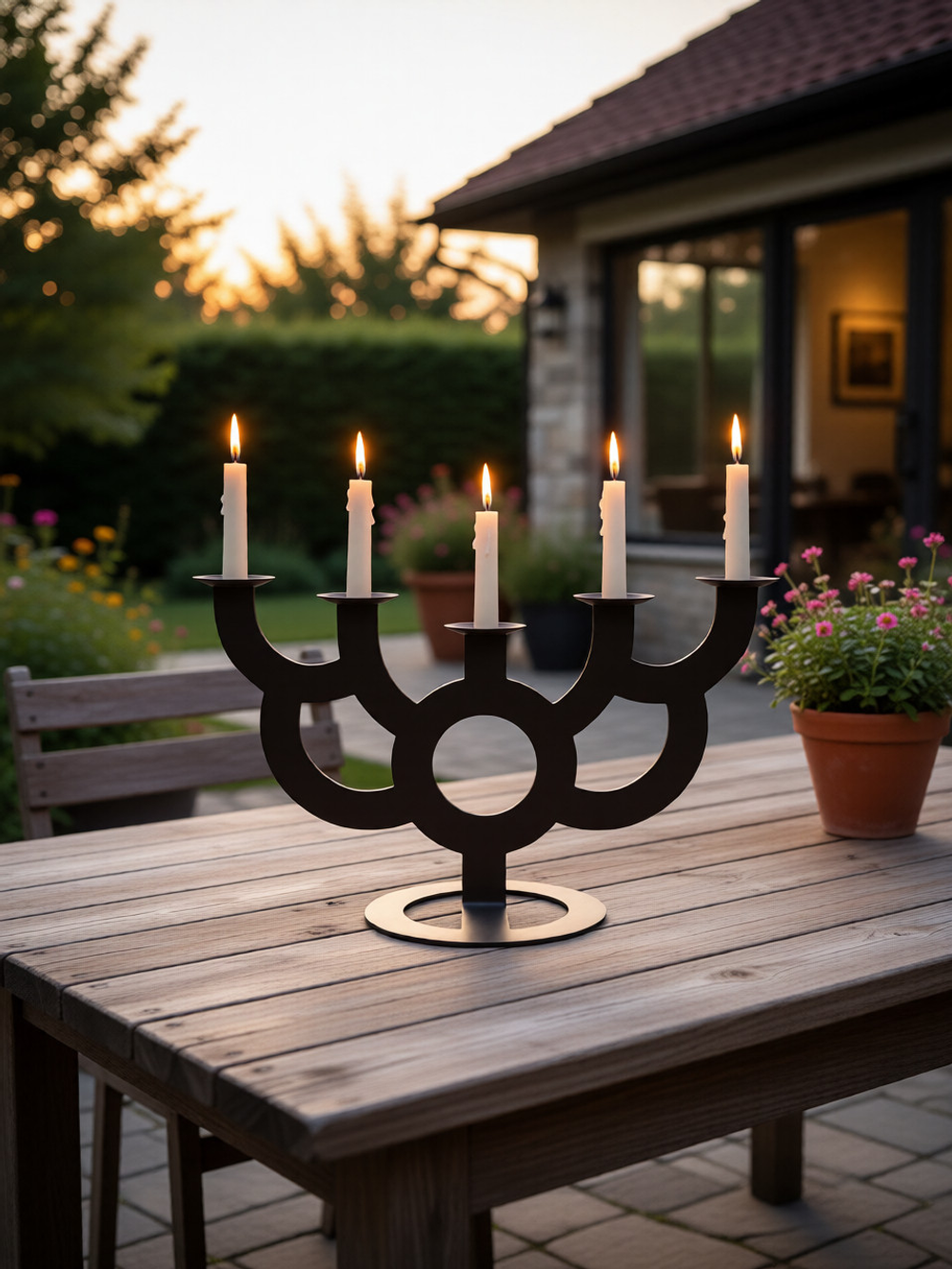 Подсвечник для свечей "Полумесяц""