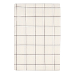 Скатерть из хлопка белого цвета в клетку из коллекции essential, 170х170 см