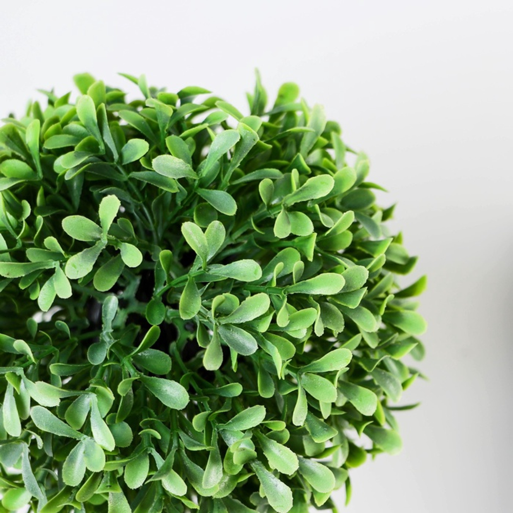 Искусственный цветок в горшке «Самшит», 10×23 см