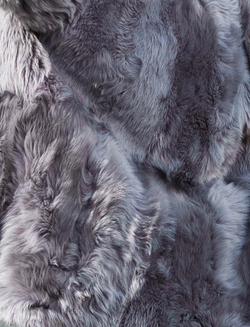 Двухстороняя дубленка Тоскано "Серый жемчуг"