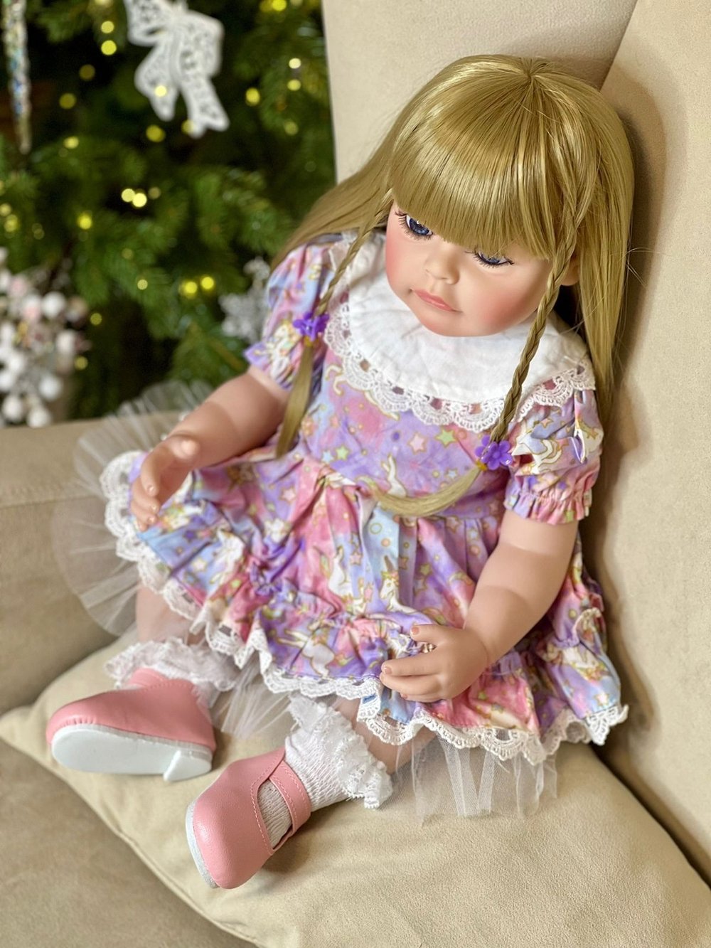 Кукла Реборн виниловая 55см в пакете (FA-285)