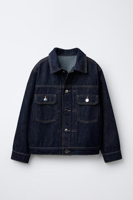 ZARA Х BENSIMON ® ДЖИНСОВАЯ КУРТКА, СИНИЙ