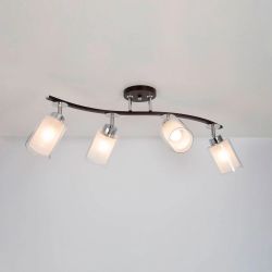 Citilux Фортуна CL156142 Люстра с поворотными плафонами Венге Хром