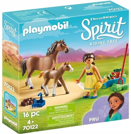 Конструктор Playmobil Spirit Pru с лошадью и жеребенком 70122