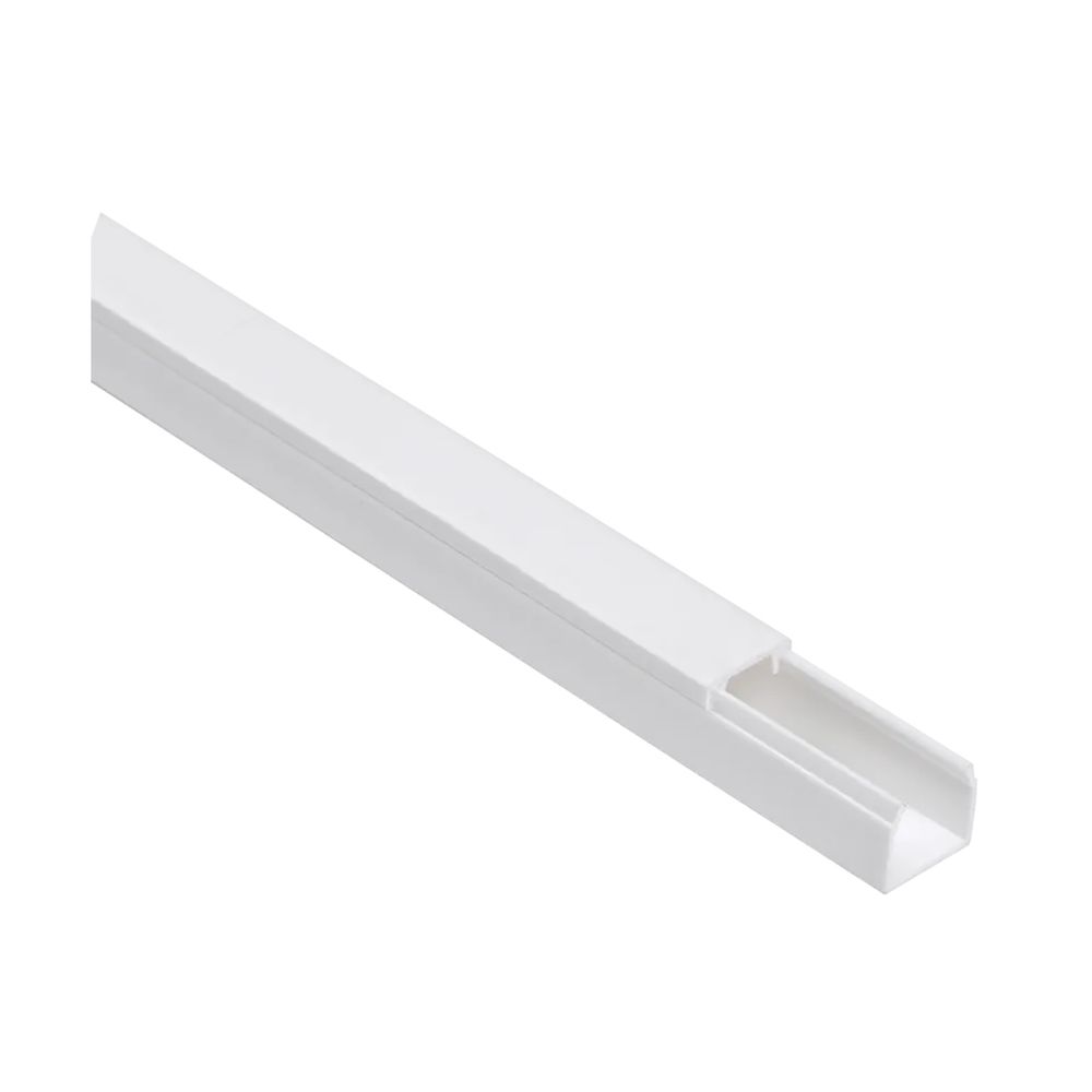 Кабель-канал IEK Ecoline, 15 x 10 мм, 2 м, белый