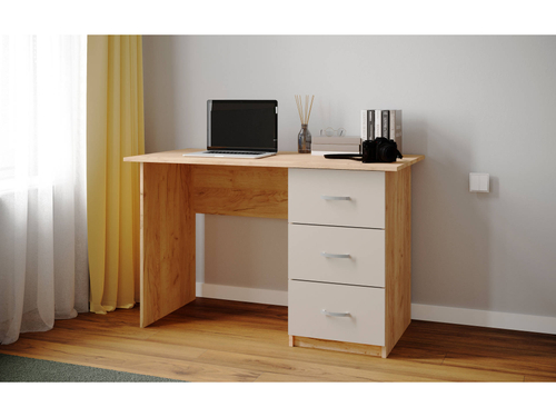 Стол письменный Сити-1 ( дуб крафт золотой/кашемир) ТЭКС