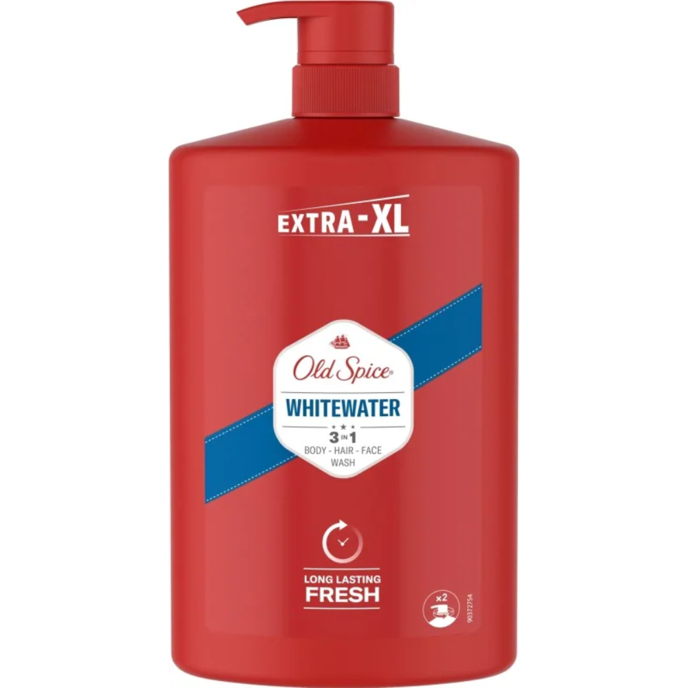 Гель для душа+шампунь Old Spice 3в1 Whitewater 1 л
