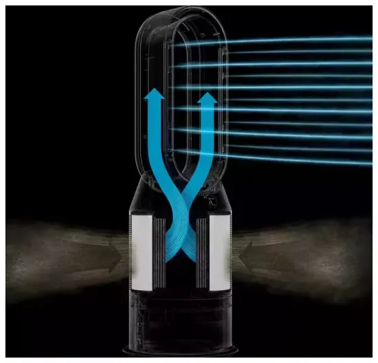 Очиститель/увлажнитель воздуха Dyson Humidify+Cool Auto React PH3A, белый/серебристый