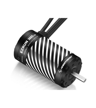 Бесколлекторный мотор Hobbywing EZRUN-3665SD-3200KV-BLACK-G3 (5.00/16.5мм, 1/10) бессенсорный