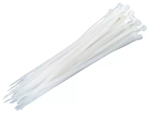 Хомут 07-0400 нейлон 5,0*400мм (100шт/упак) белый Rexant
