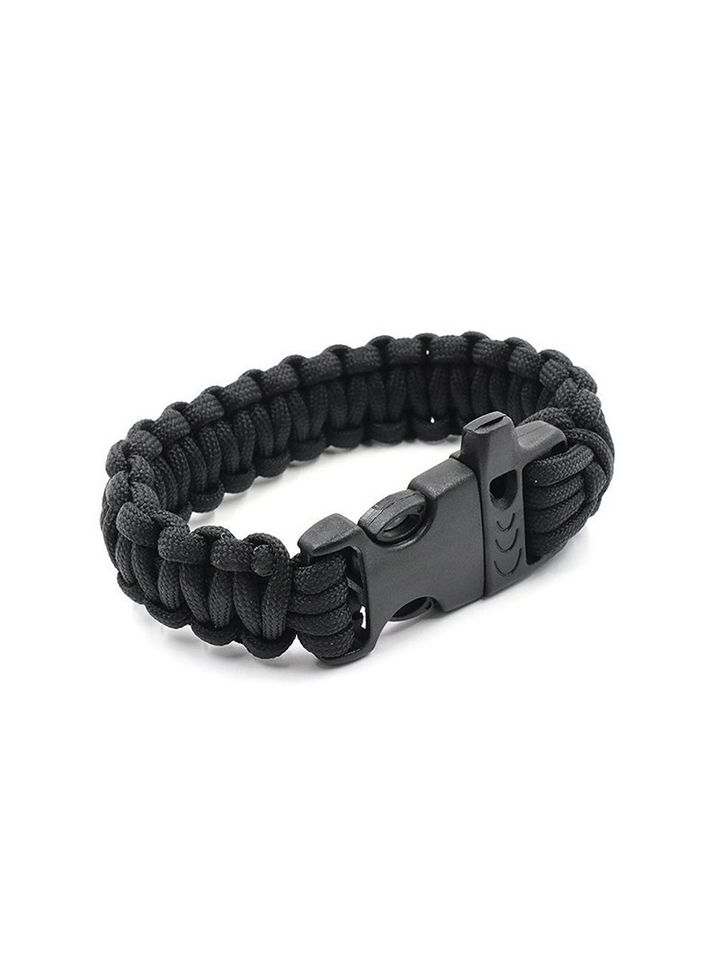 Браслет СЛЕДОПЫТ из паракорда со свистком и огнивом 26х2 см PF-PD-02