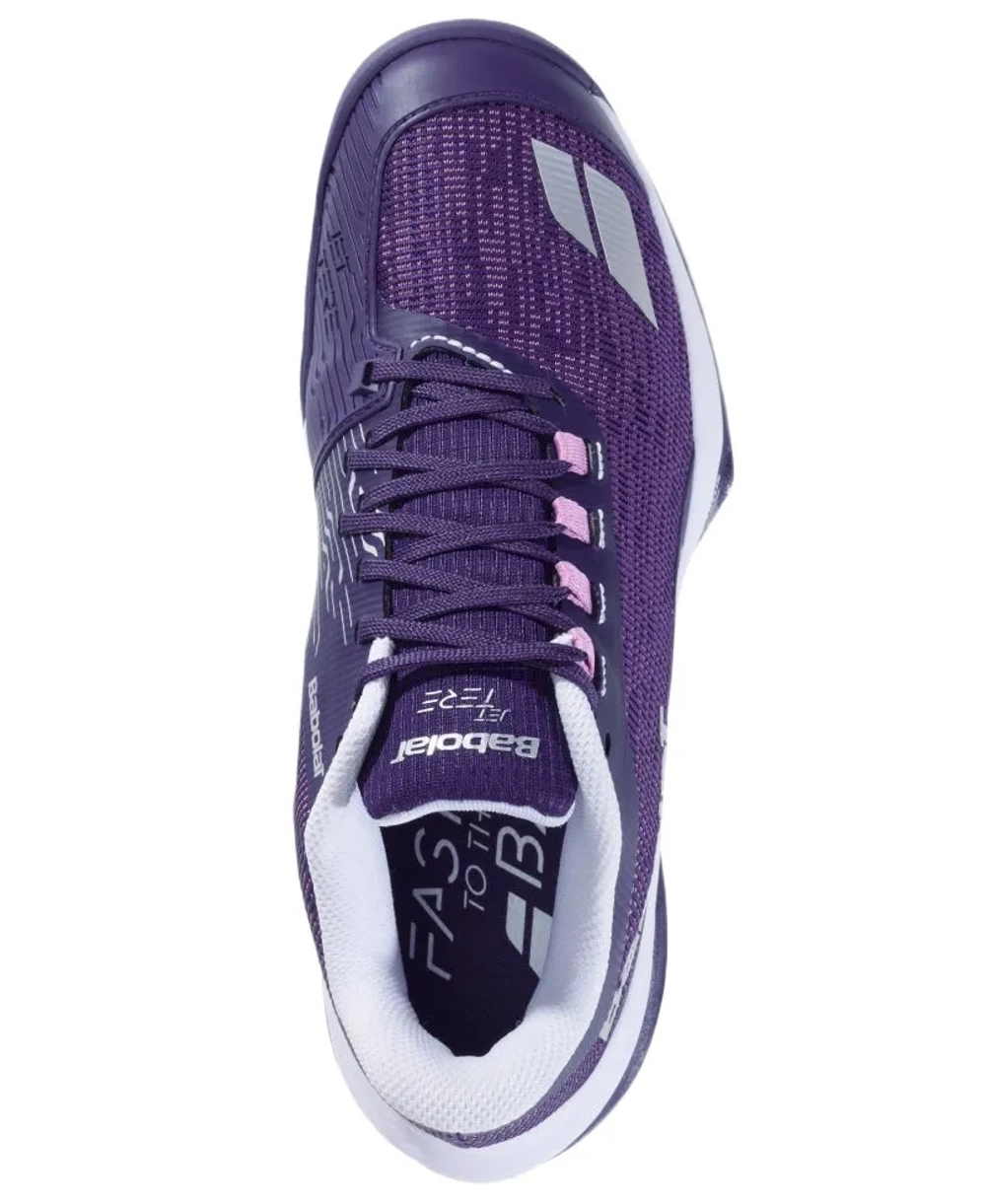 Женские теннисные кроссовки Babolat Jet Tere 2 Clay - dark purple/silver