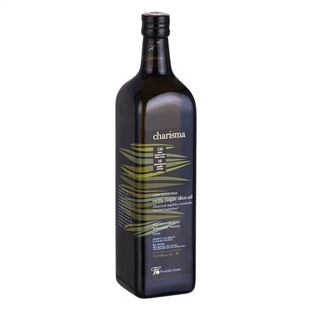 Оливковое масло  CHARISMA Extra Virgin в ст. бутылке 1 литра Греция (Крит)