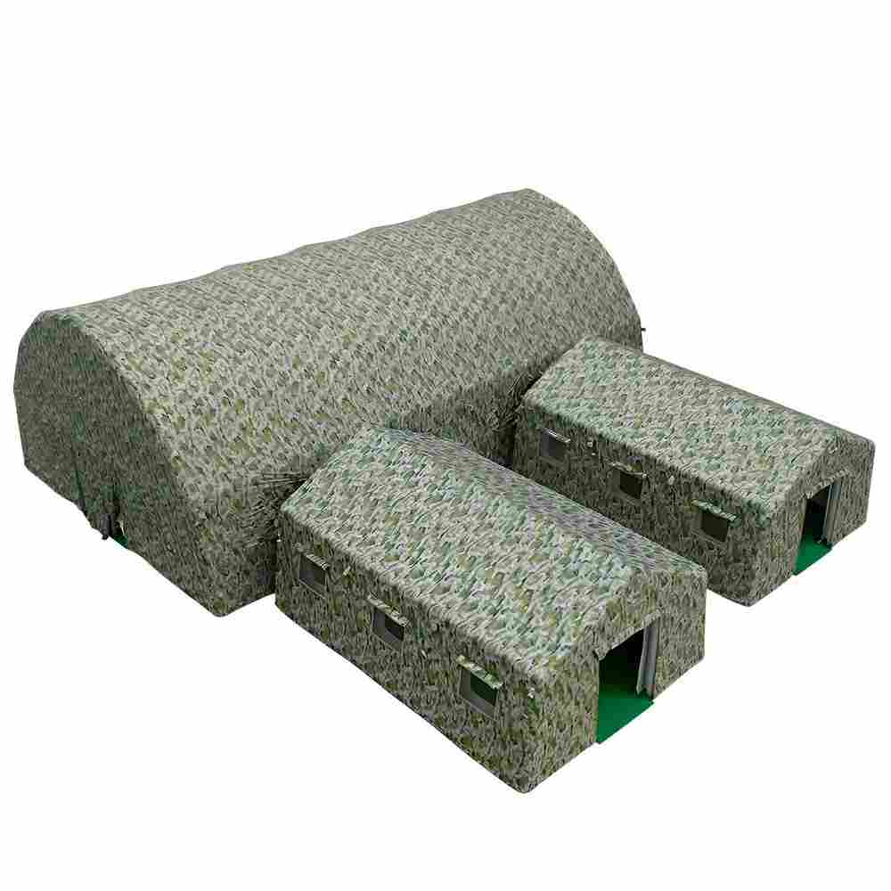 Модуль пневмокаркасный военный «Скрытый рубеж» 15×15×4,5 м из ПВХ, казарма