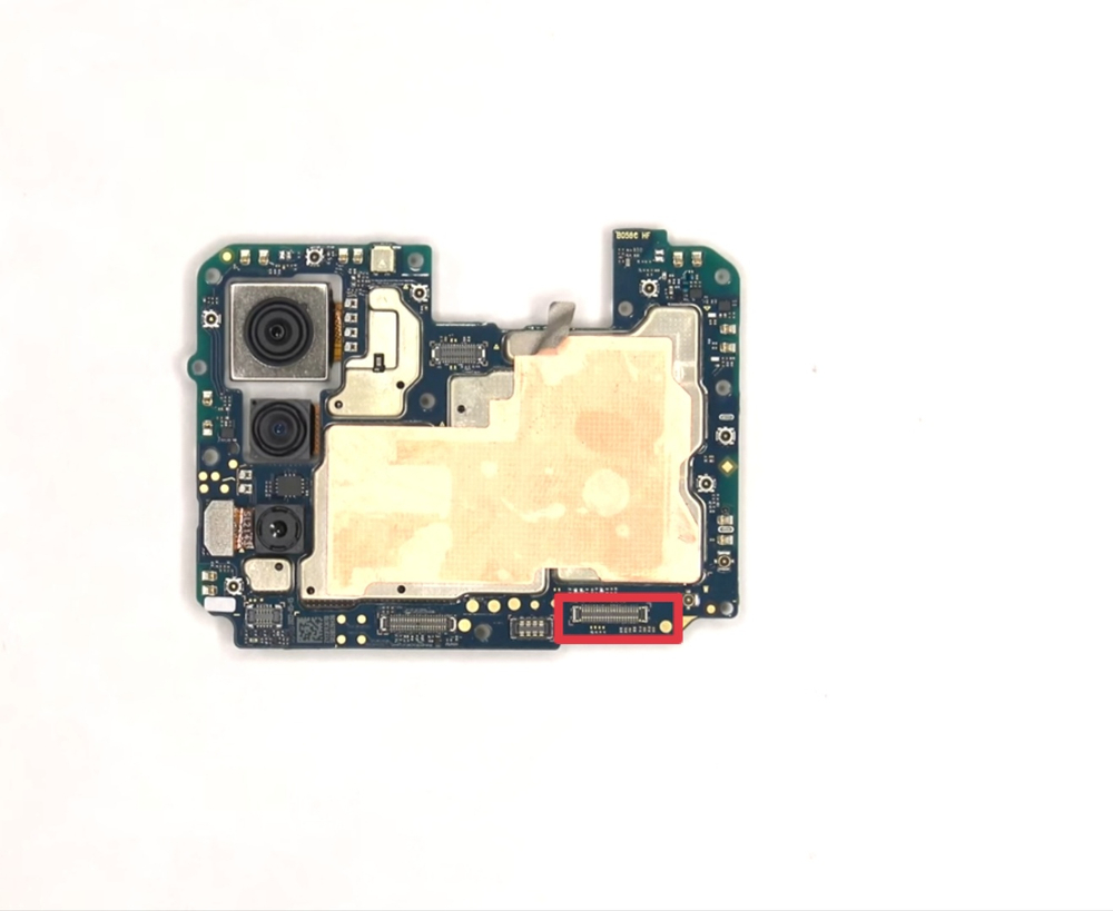 Motorola Moto G82 (XT2225) - FPC коннектор дисплея (на плату)