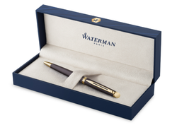 Waterman Hemisphere Metallic Black Lacquer GT ручка шариковая, 1,0мм, подарочная упаковка