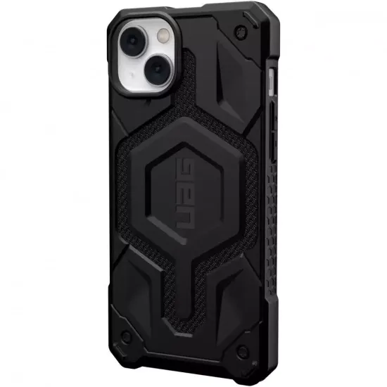 Чехол с поддержкой MAGSAFE Uag Monarch Pro для iPhone 14 Plus 6.7", цвет чёрный (Kevlar-Black)