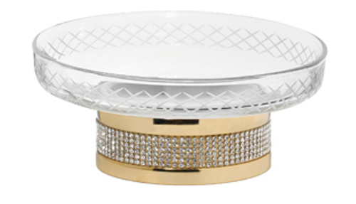 Boheme Настольная мыльница ROYALE CRISTAL GOLD