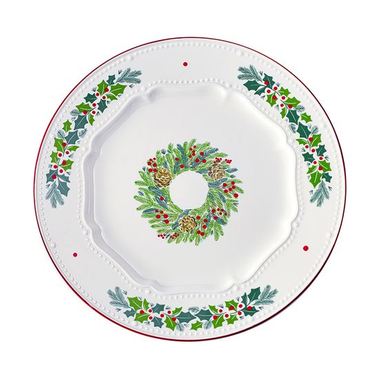 Набор из четырех тарелок nordic winter из коллекции new year essential, D23 см