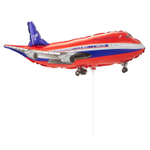 Шар Фольгированный Самолет красный (Красный)