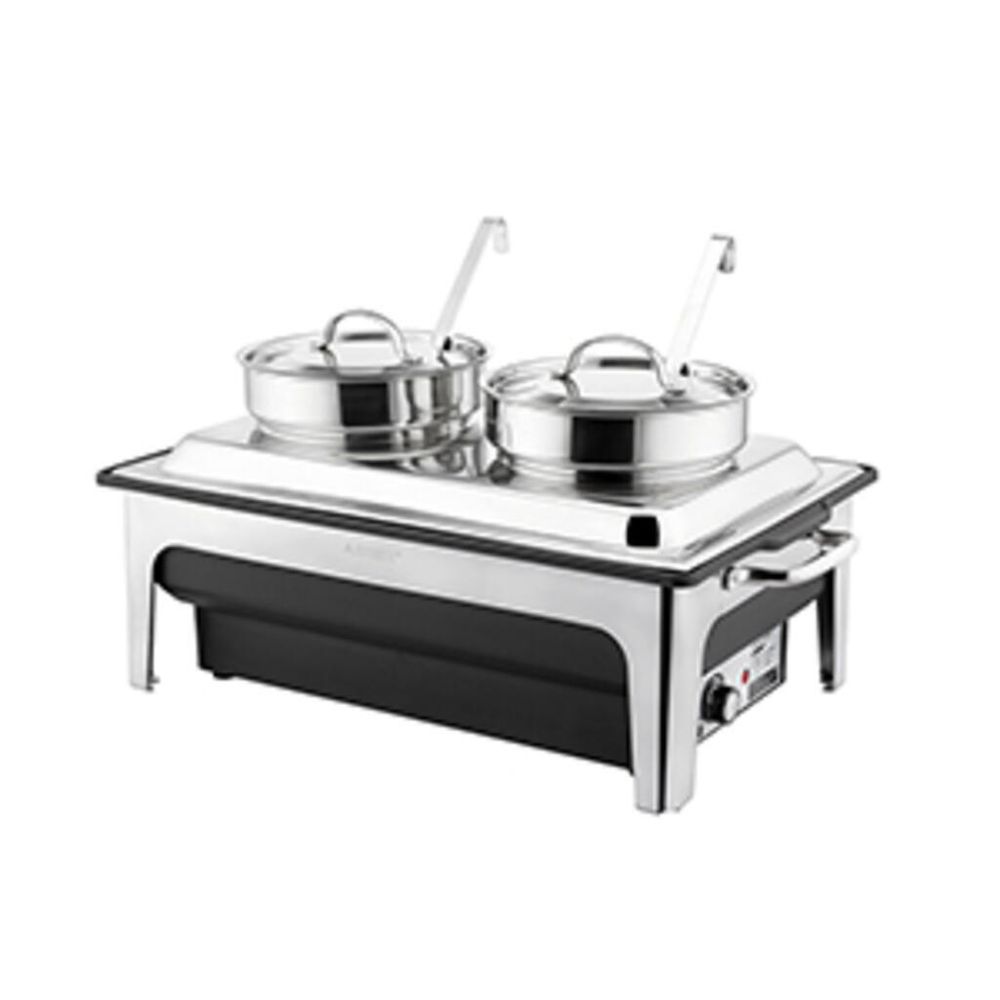 Мармит суповой 4 л 2 емкости, электрический 220V 760W, 64,5*35*31 см   SUNNEX