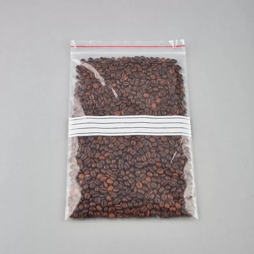 Пакеты с замком 10х15 см 60 мкм широкая полоса 1000 шт