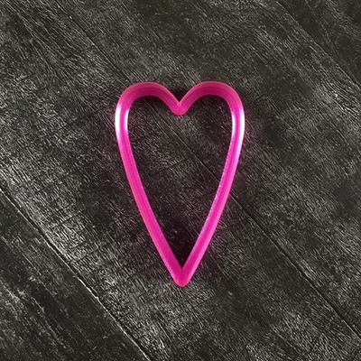 Сердце №9 вытянутое