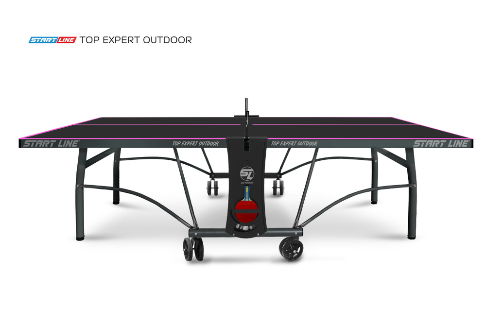 Стол теннисный Top Expert 6 Всепогодный Black