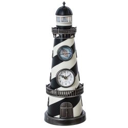 GAEM Часы настольные декоративные (музык., подсветка, 5xАА н/п), L13,5 W13,5 H38 см