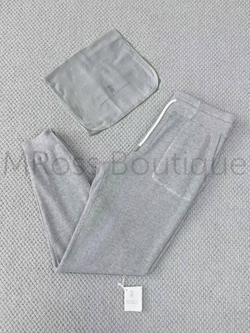 Мужской светло-серый спортивный костюм Brunello Cucinelli