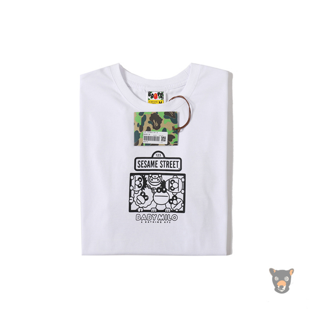 Футболка Bape "Baby Milo x Sesame Street"