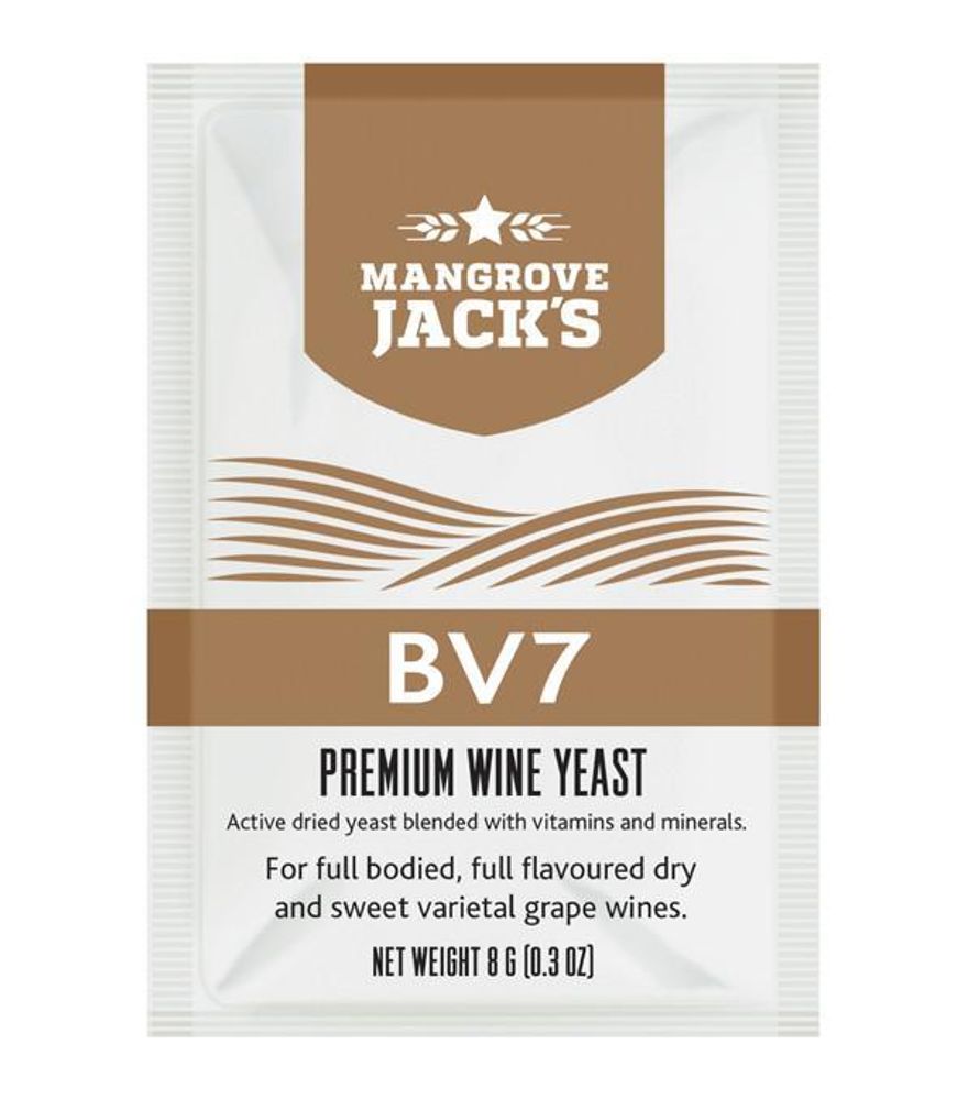 Дрожжи для сложных полно-ароматных вин  Mangrove &quot;BV7&quot;, 8 г