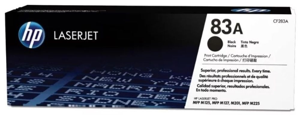 Картриджи HP 83А CF283A черный Картриджи HP 83А CF283A черный