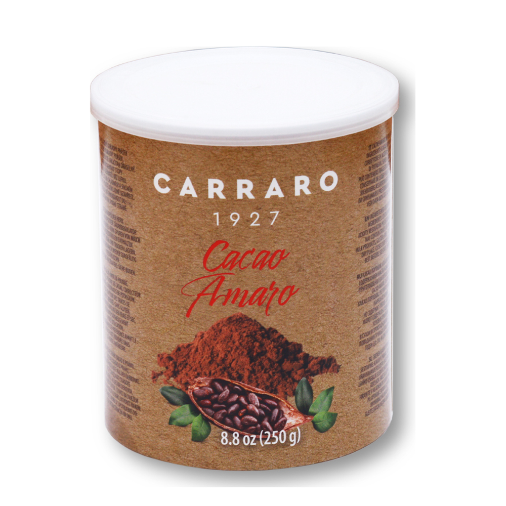 Какао CARRARO Cacao Amaro, 250 г, банка