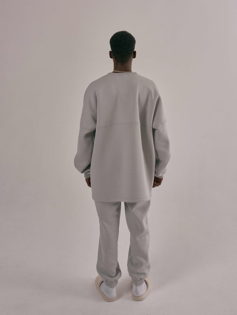 Толстовка ONE TWO "MULTICOLOR"  Реглан Начес Портовый туман