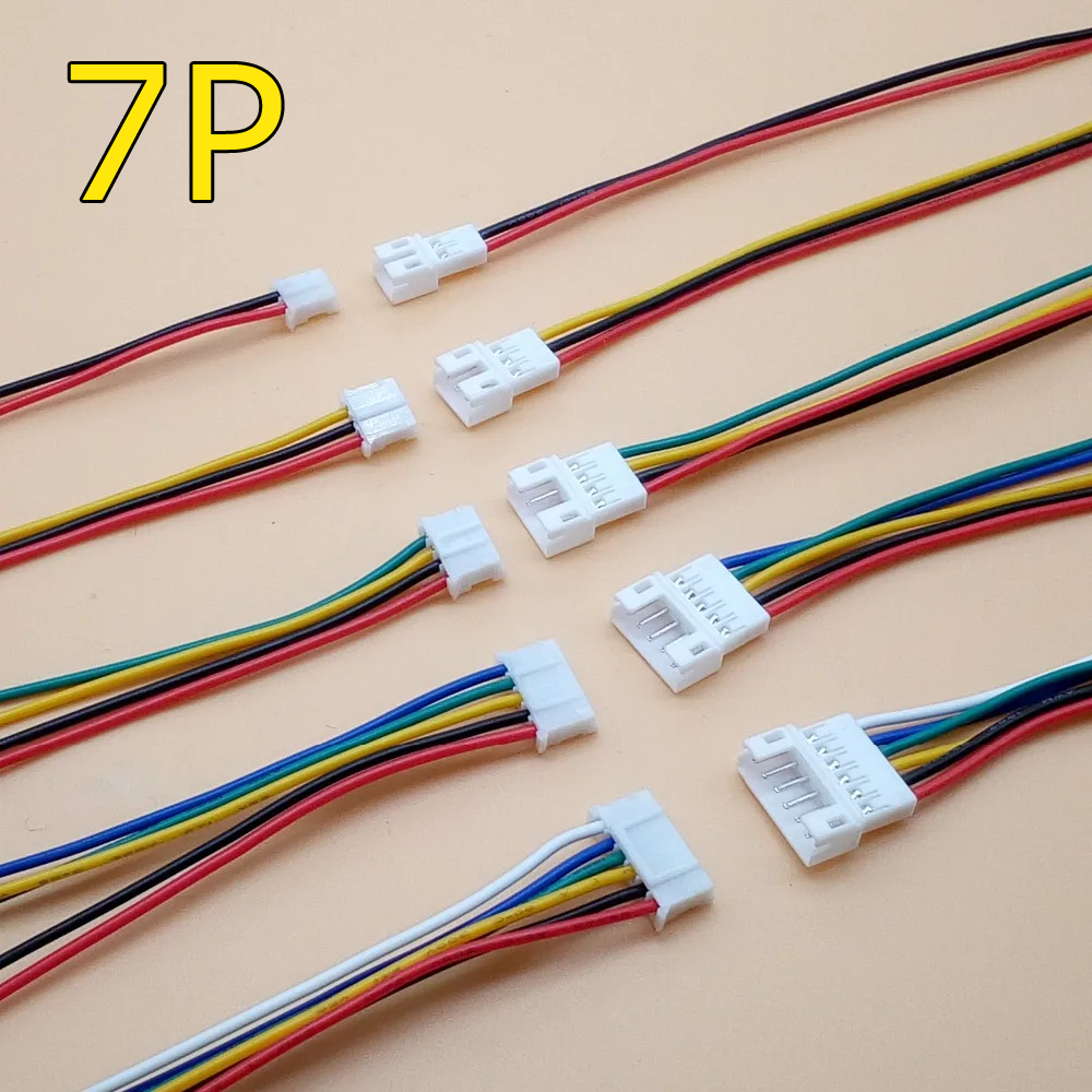 Разъем PH 2.0 с проводом 20см - 7P ПаПа