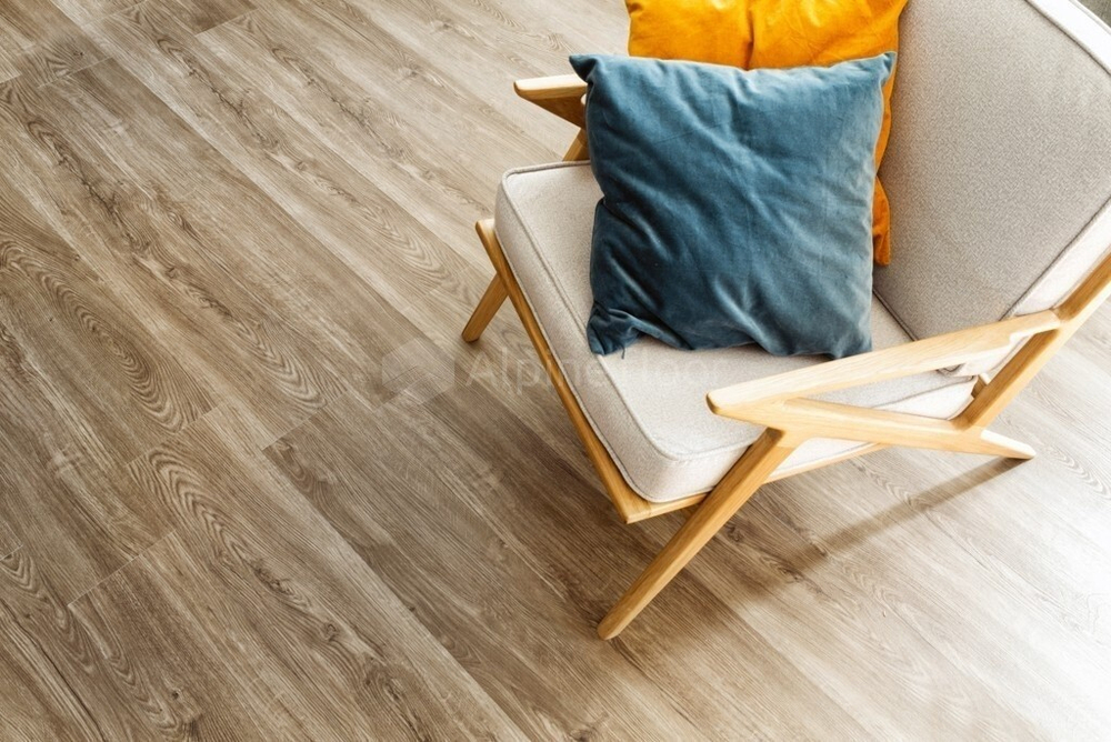 Кварцвиниловая плитка Alpine Floor Sequoia SPC ECO 6-12 Секвойя Темная