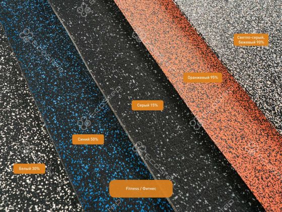 Рулонные резиновые покрытия EcoStep®