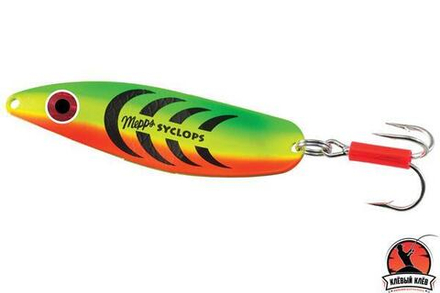 Блесна колеб. Mepps SYCLOPS,  00, Tiger/Gold