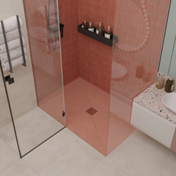 Душевой трап CK DRAIN 3001-0010 11x11, в пол, хром, с сифоном