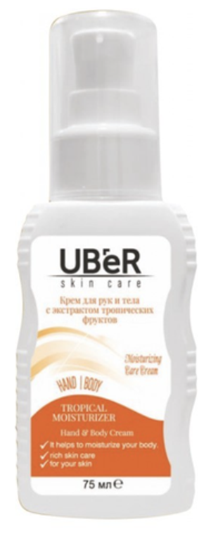 Uber Крем для рук и тела с экстрактом тропических фруктов 75 мл