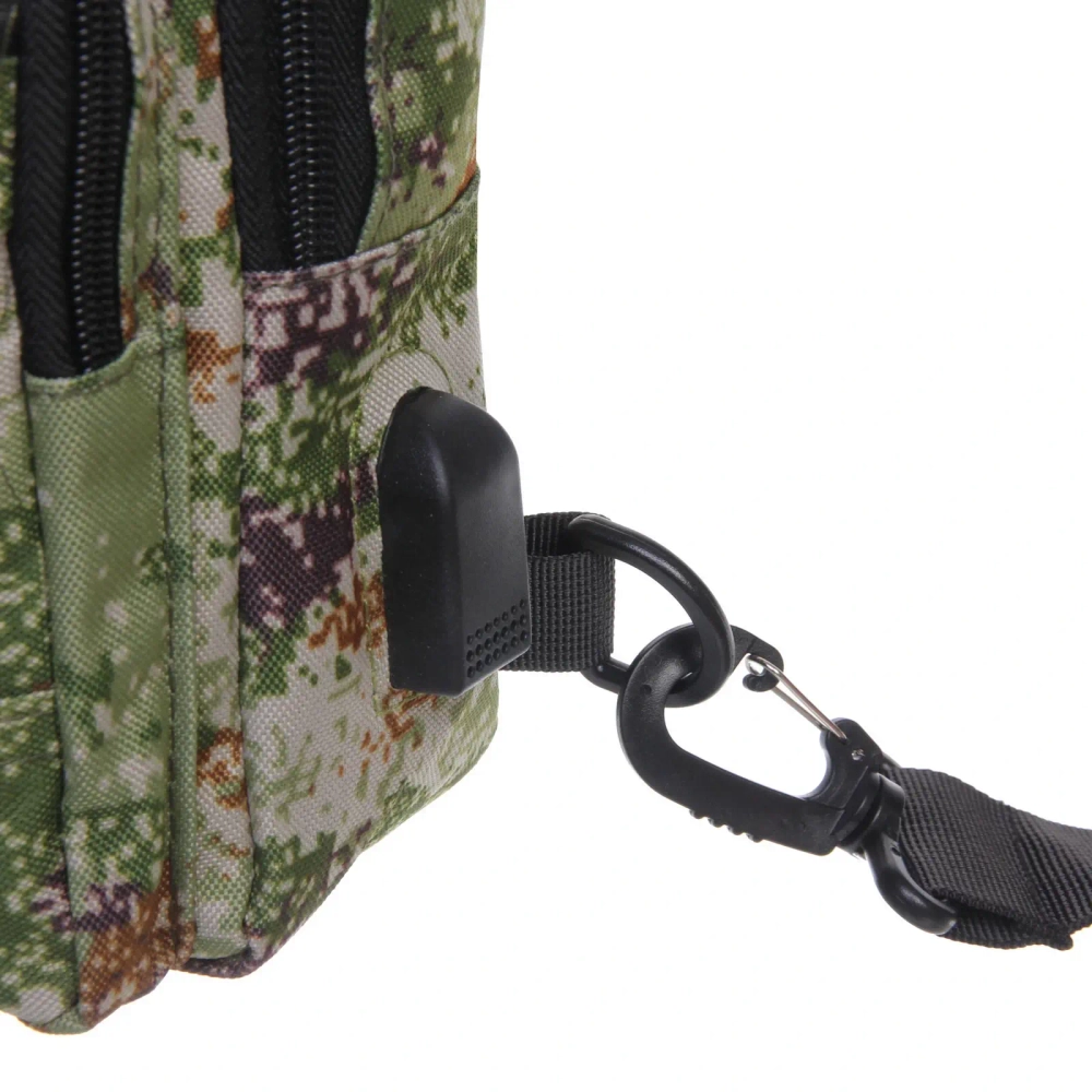 Сумка мужская через плечо «Viking», 4 кармана, цвет хаки-зеленый, 27*16*6,5см