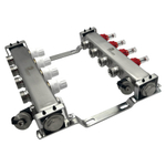 Коллектор с расходамерами 1"-3/4" - 4 вых. Wester MUFS