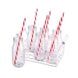 Подставка для переноски бутылок 21*14 см, 6 ячеек 8*7,5 см, металл, P.L. Proff Cuisine