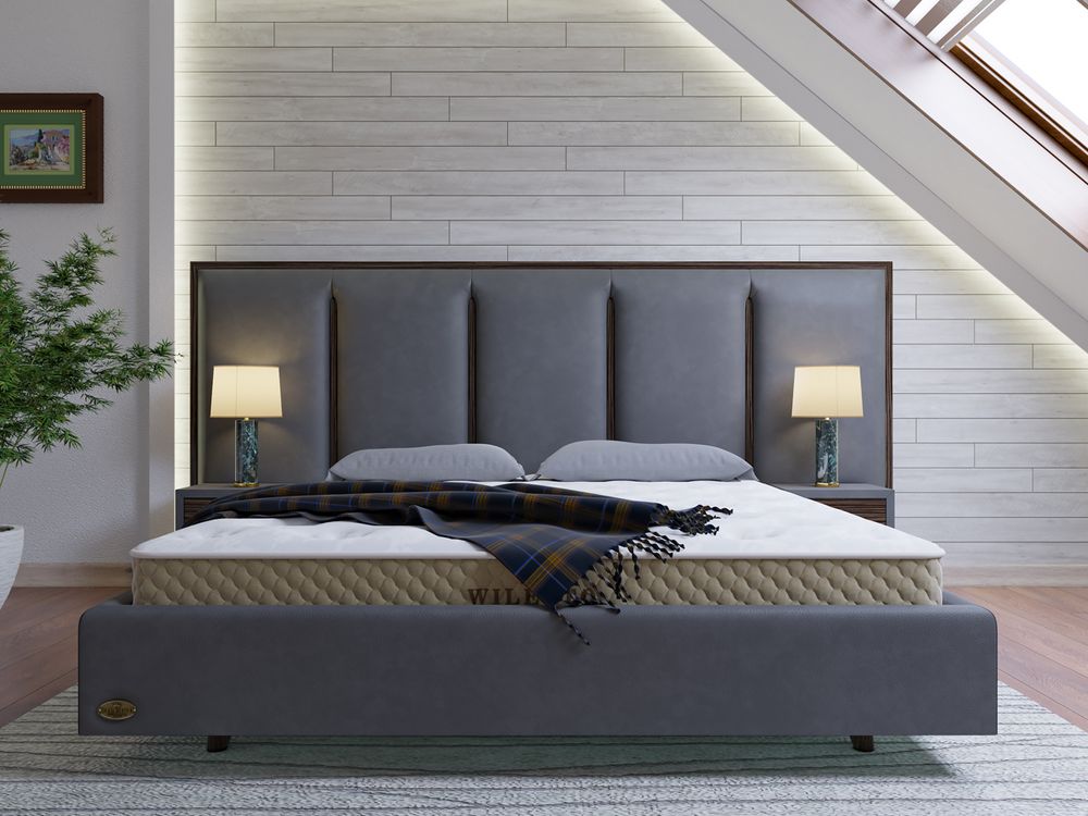 Кровать «NICOLETTA LUX DARK»