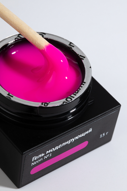Monami Smart Neon Gel - Гель жесткий моделирующий Фуксия 01, 15гр2