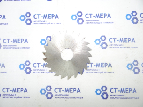 Фреза отрезная по металлу 63х1.2х16мм. z=22 Р6М5 без фаски без шпонки